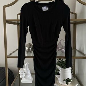 Princess polly back cutout black dress